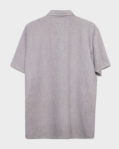 Distressed Hickory Stripe Ben Davis Top