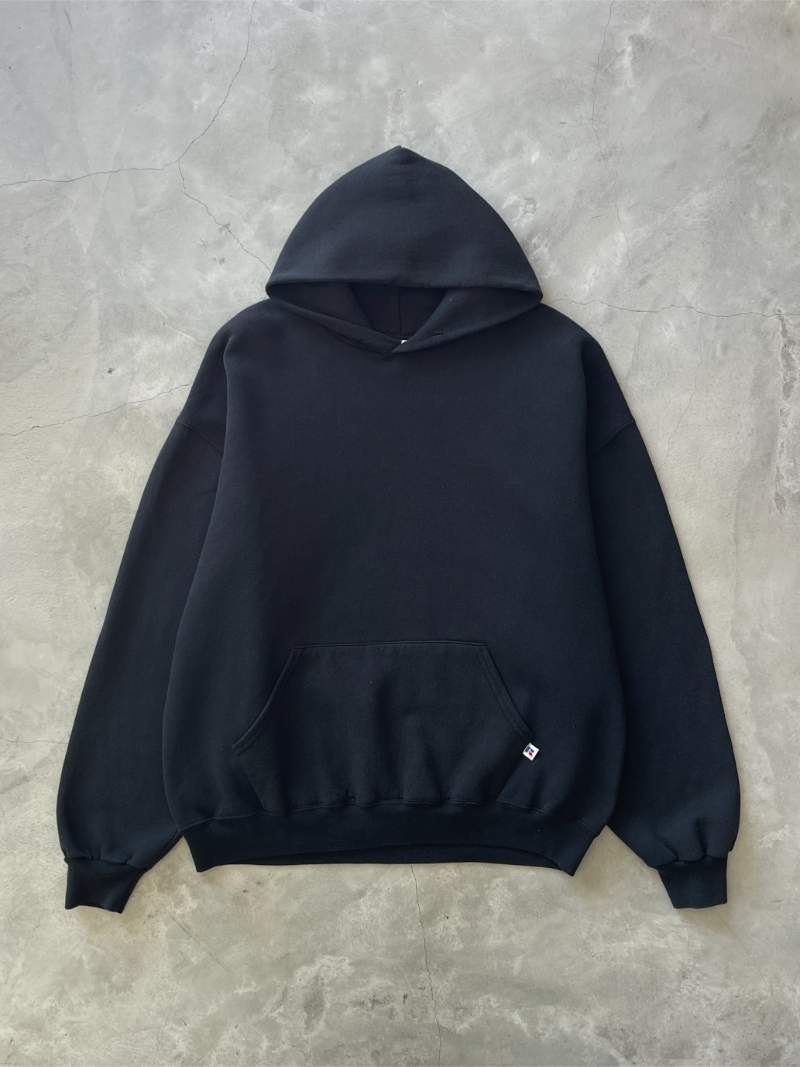 Black Russell Hoodie - 90s - XXL