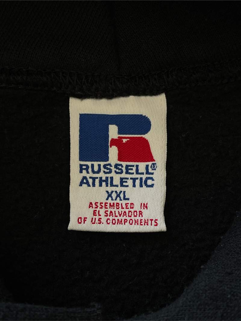 Black Russell Hoodie - 90s - XXL