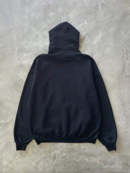 Black Russell Hoodie - 90s - XXL