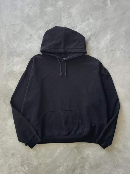 Lightweight Black Hoodie - 00s - Boxy M/L