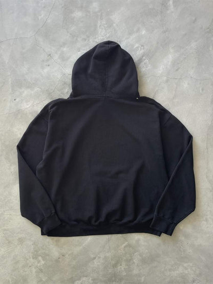 Lightweight Black Hoodie - 00s - Boxy M/L