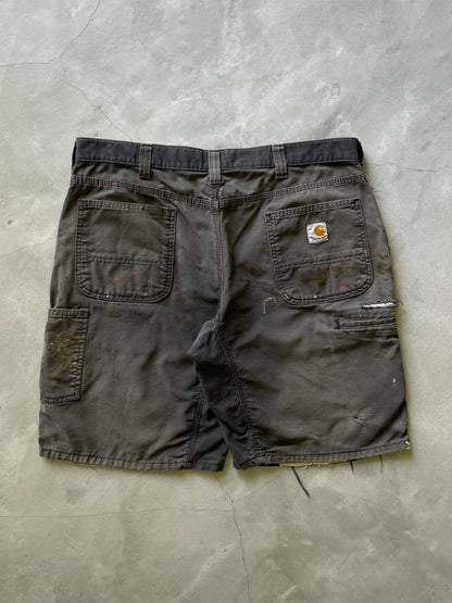 Sun Faded/Thrashed-Repaired Carhartt Carpenter Shorts - 00s - 37"