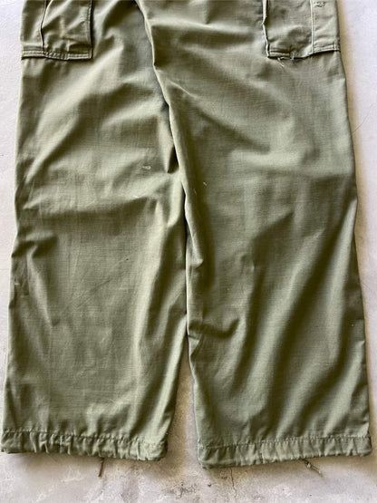 Military Green M-65 Cargo Pants - 50s/60s - 35"