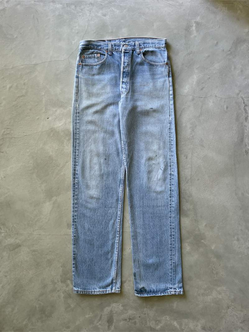 Levi's 501 Denim Jeans Light Wash - 90s - 32"