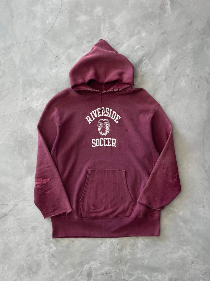 Maroon Champion Riverside Hoodie - M