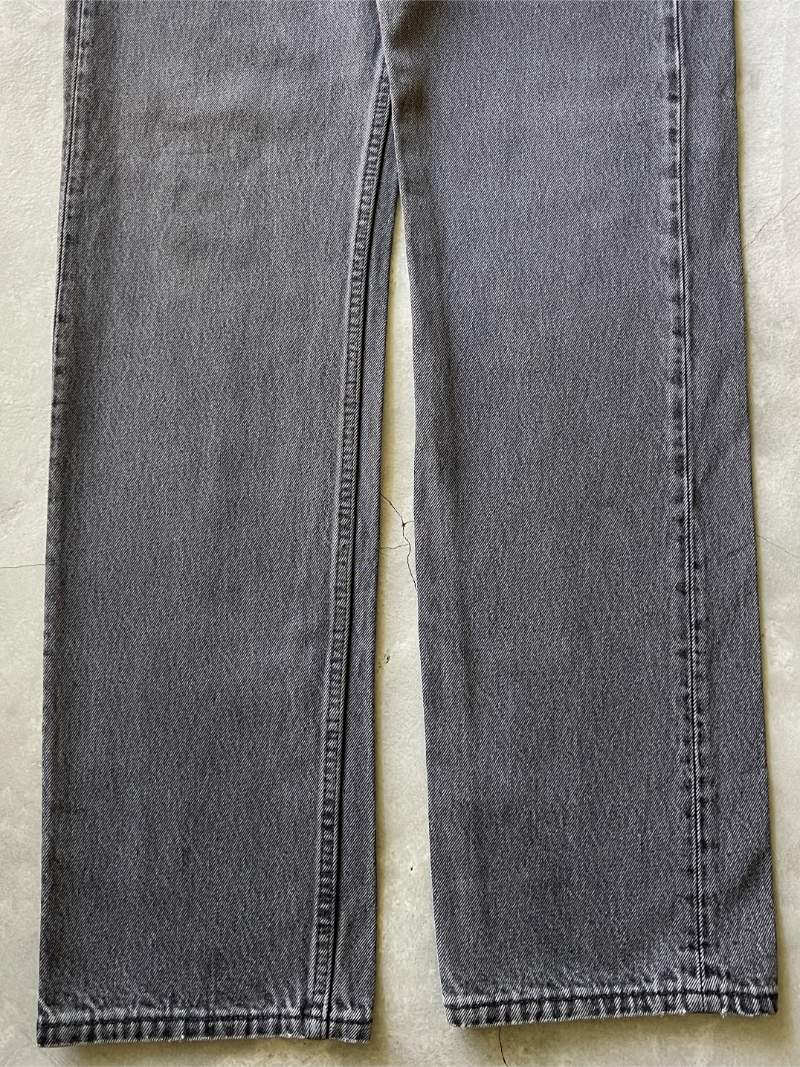 Black/Grey Levi's 501 Denim Jeans - 80s - 31"