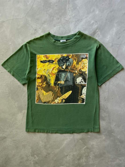 Green Day Insomniac Euro Tour T-Shirt - 90s - M