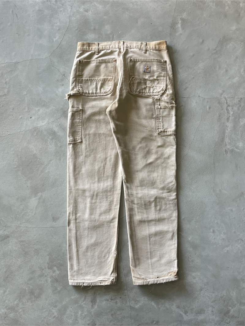 Tattered Tan Carhartt Double Knees - 33" x 32"