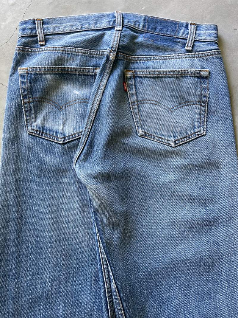 Distressed Levi's 501 Denim Jeans - 80s - 32"