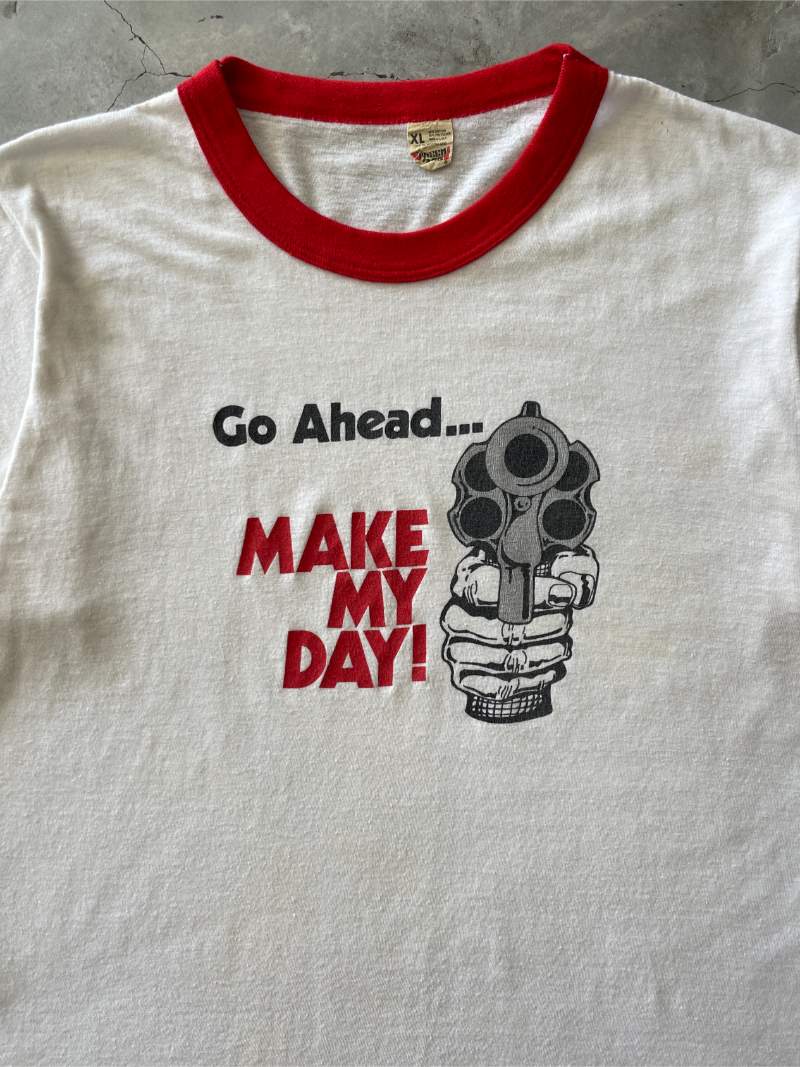 Make My Day Ringer T-Shirt - S/M