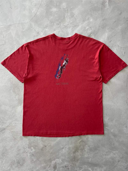 Red Arc'teryx Climbing T-Shirt - XL