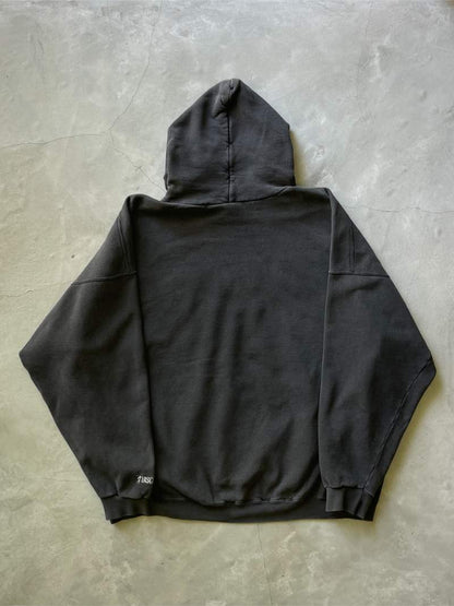 Black Blank Hoodie - 90s - XL