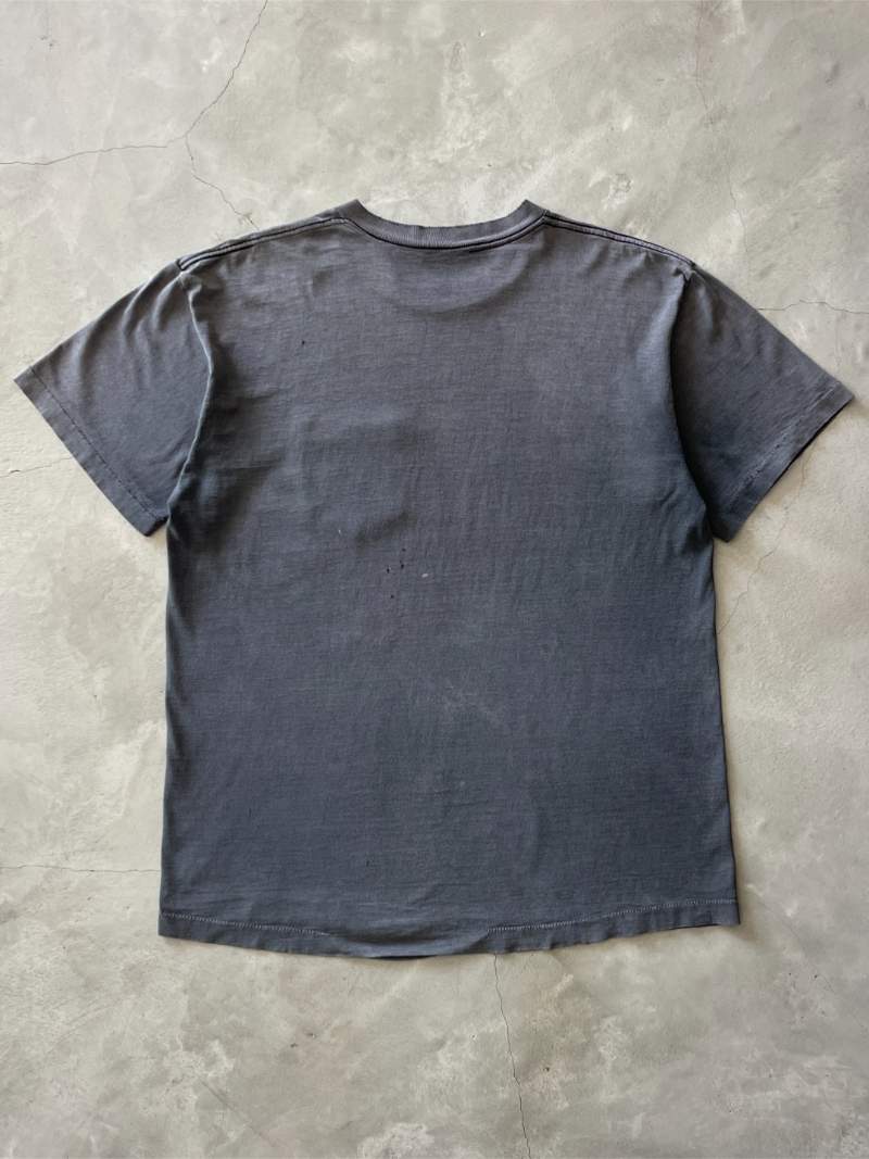 Sun Faded Black Dickies Pocket T-Shirt - XL