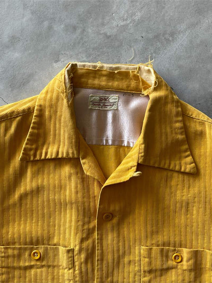 Mustard Yellow Corduroy Button Down - L