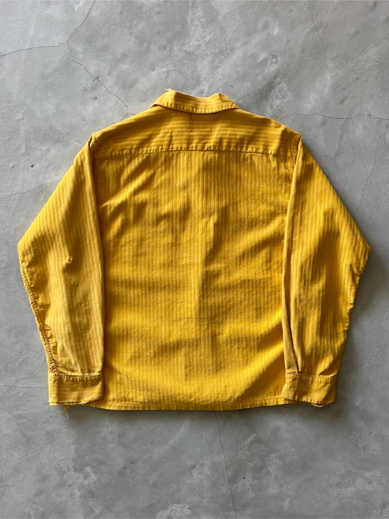 Mustard Yellow Corduroy Button Down - L