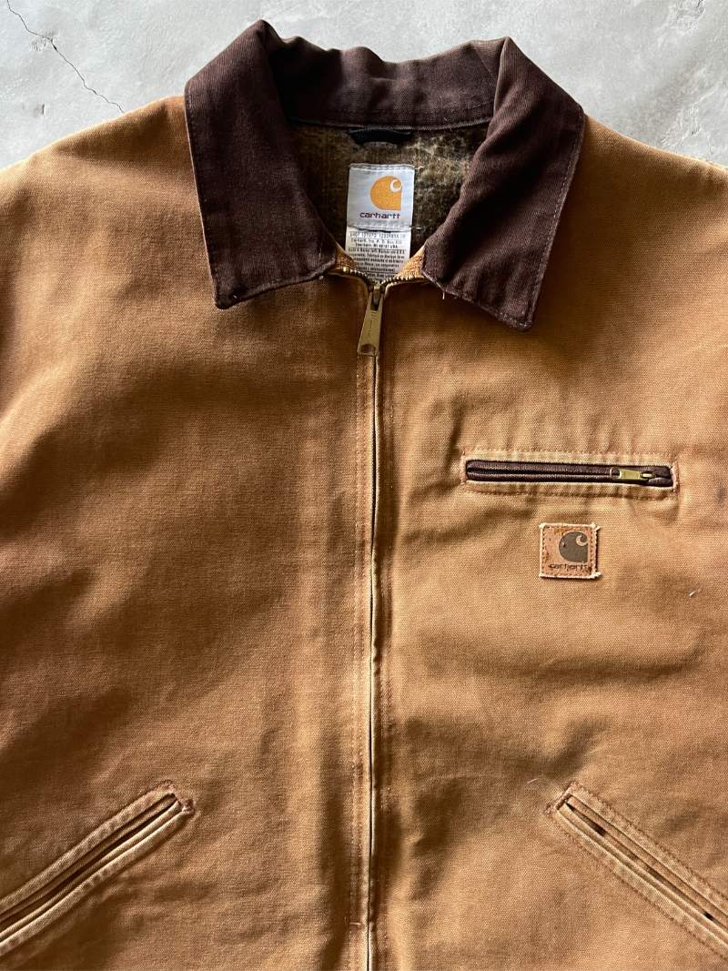 Tan Carhartt Detroit Jacket - XL