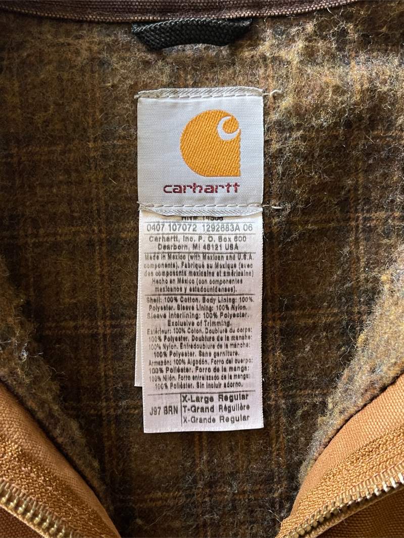 Tan Carhartt Detroit Jacket - XL