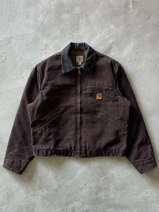 Brown Carhartt Detroit Jacket - L