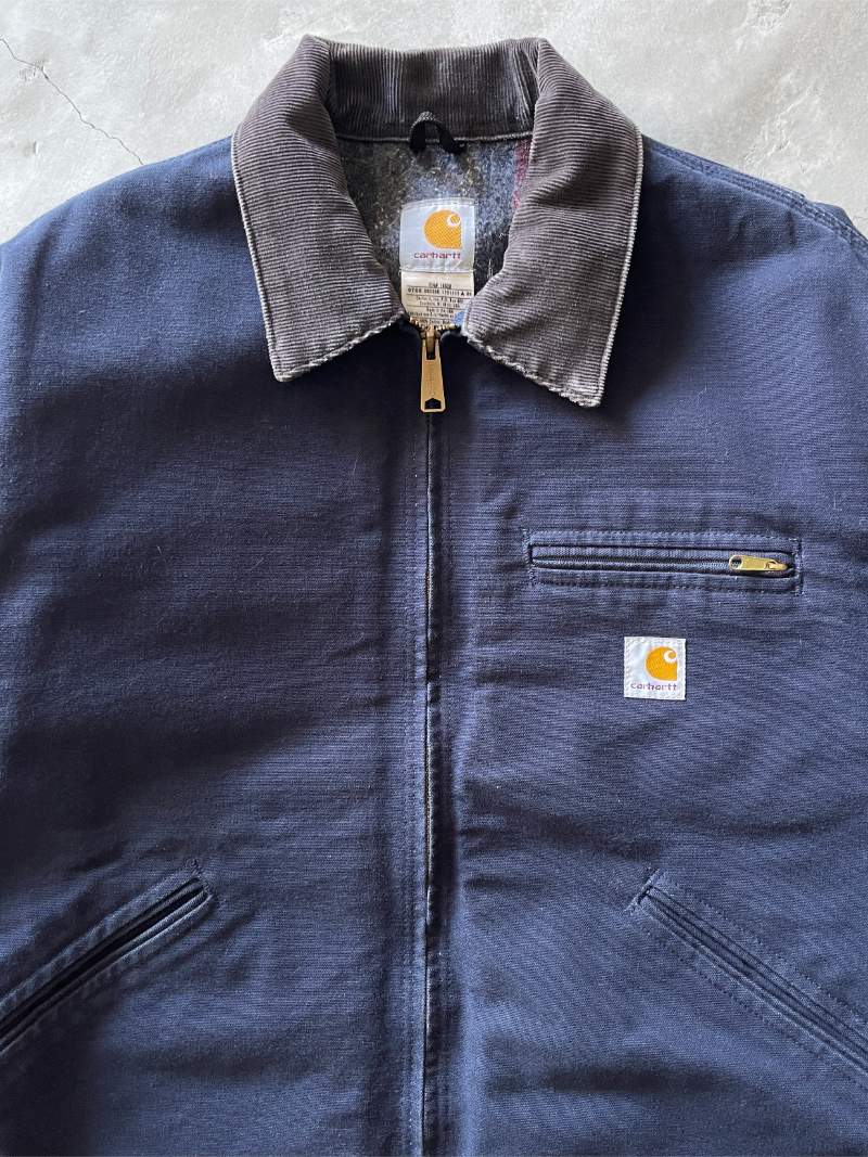 Navy Blue Carhartt Detroit Jacket - XL