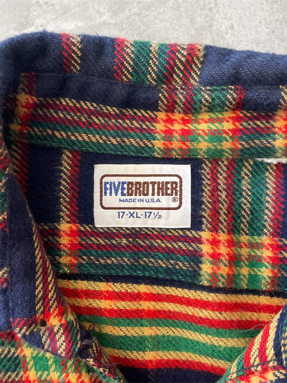 Five Brother Cotton Flannel Shirt - XL