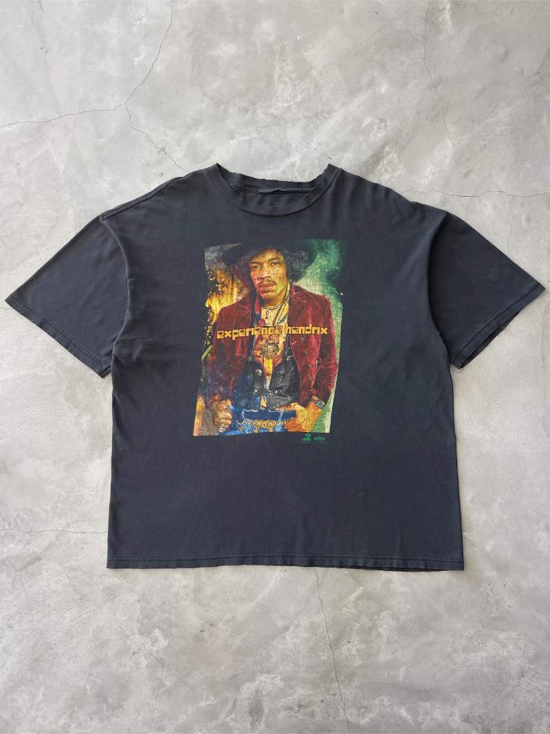 Faded Black jimi Hendrix T-Shirt - XL/XXL