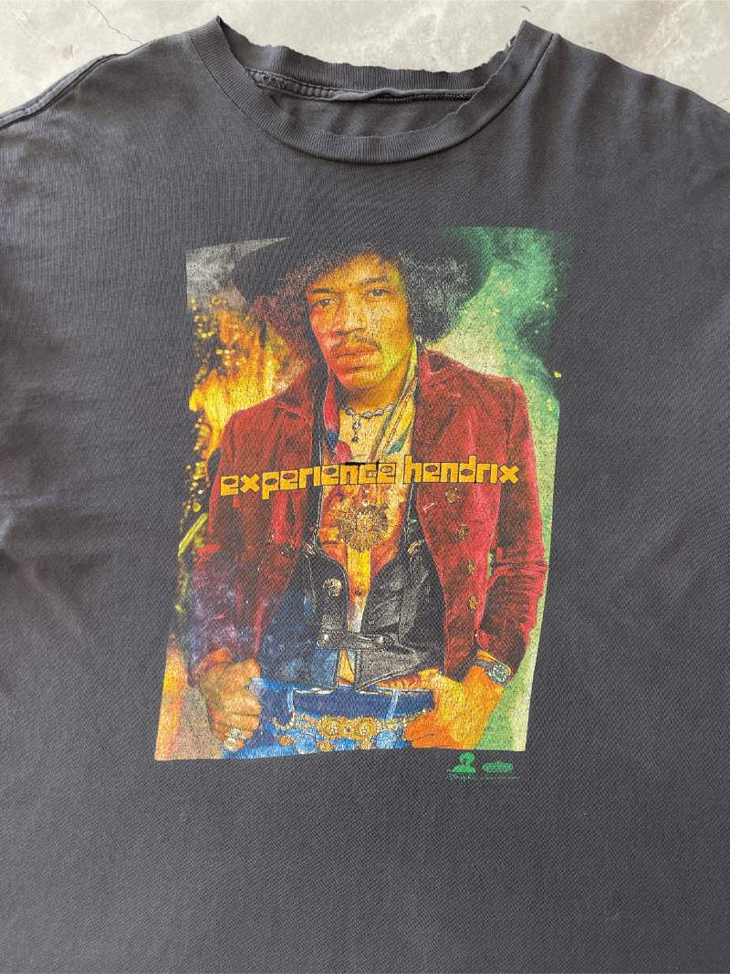 Faded Black jimi Hendrix T-Shirt - XL/XXL