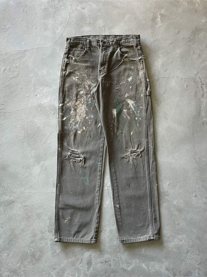 Painted Dickies Carpenter Pants - 33" x 31"