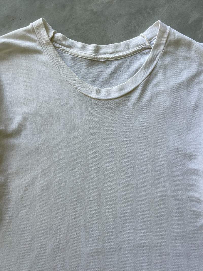 White Blank T-Shirt - 80s/90s - M/L