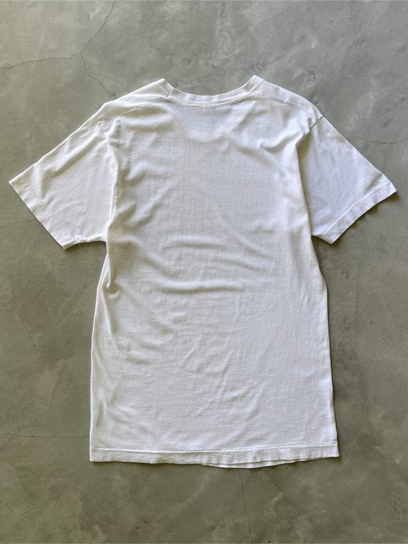 White Blank T-Shirt - 80s/90s - M/L