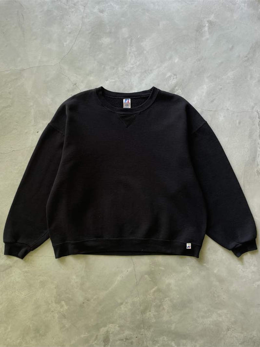 Black Russell Athletic Sweatshirt - 00s - XL