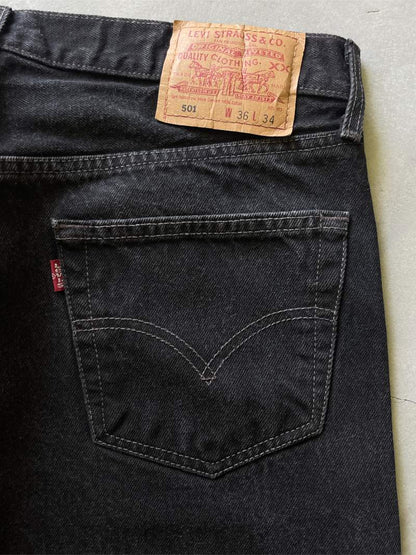 Black Levis Cut-Off Denim Jeans - 00s - 34”