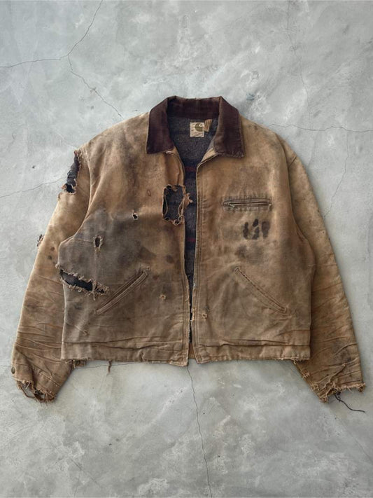 Thrashed Carhartt Detroit Jacket - L/XL