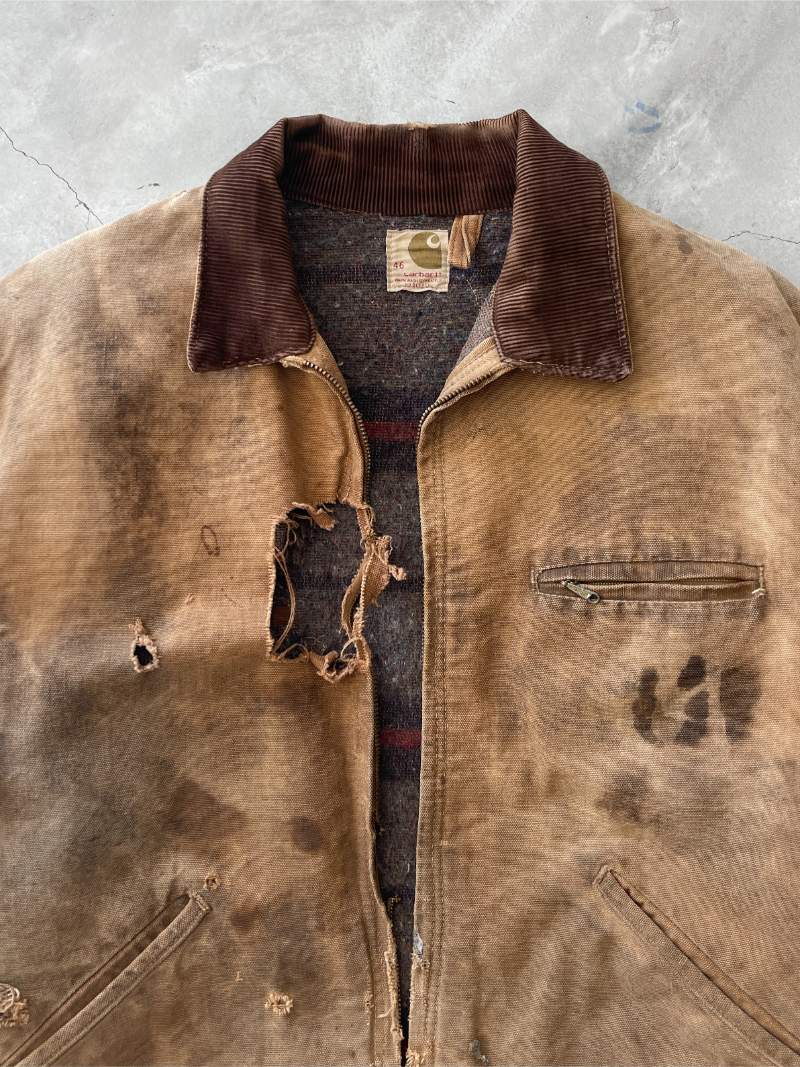 Thrashed Carhartt Detroit Jacket - L/XL