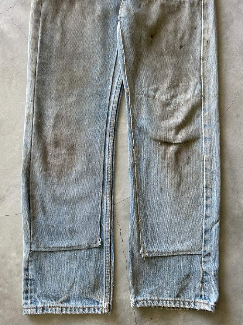 Thrashed Double Knee Levi's Jeans - 90s - 31.5"