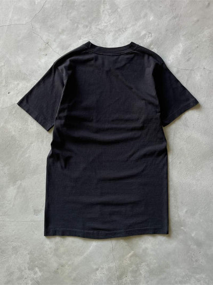 Black BVD Blank Pocket T-Shirt - 90s - S/M