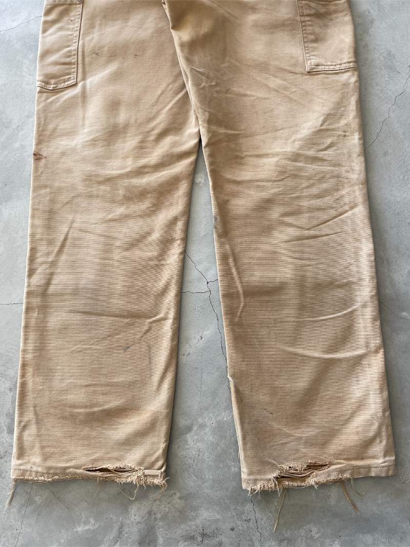 Distressed Tan Carhartt Double Knees - 34"