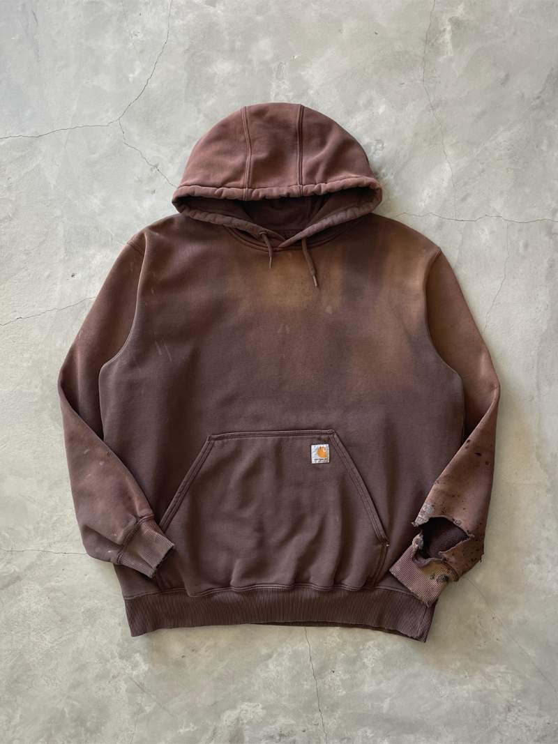 Thrashed Brown Carhartt Hoodie - XL/XXL