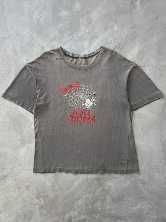 Distressed Alice Cooper Trash T-Shirt - 90s - XL