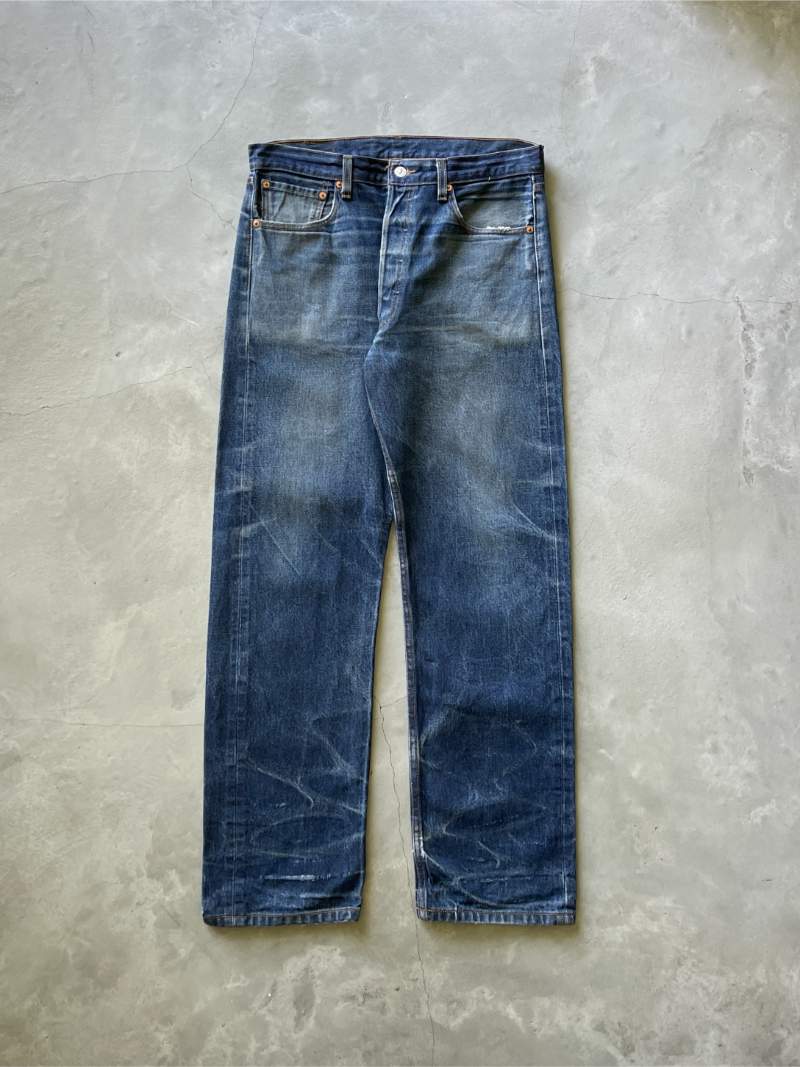 High Contrast Faded Levi's Denim Jeans - 00s - 32"