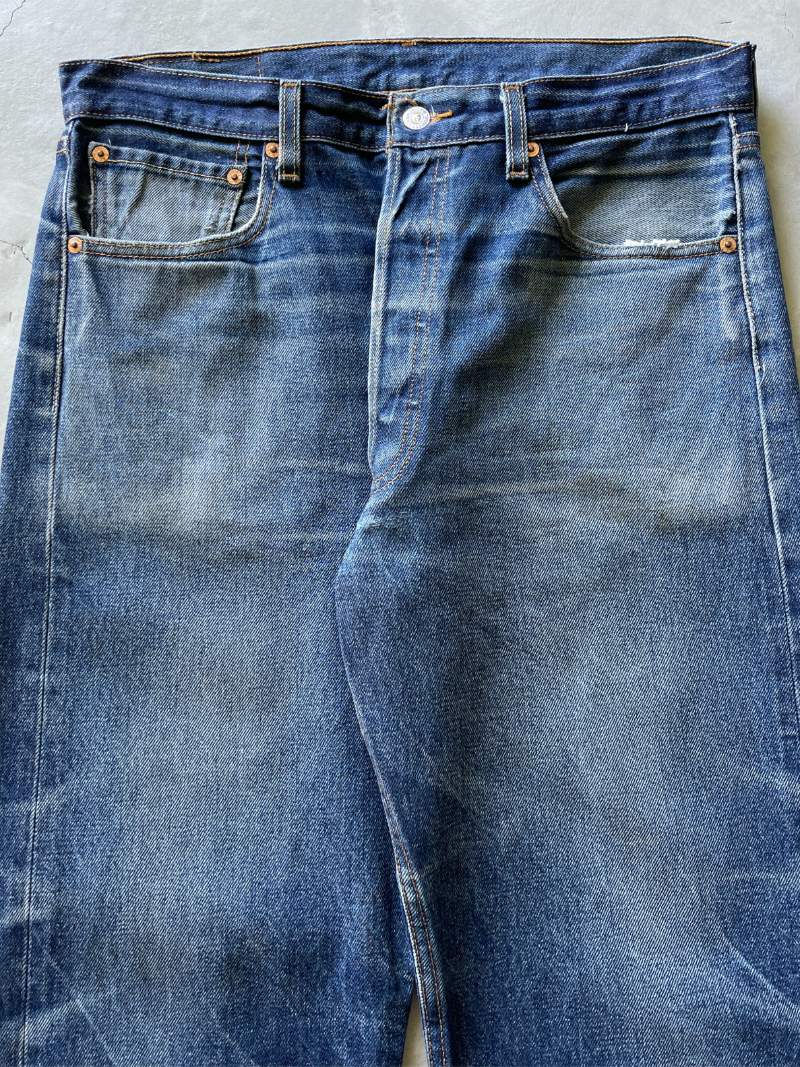 High Contrast Faded Levi's Denim Jeans - 00s - 32"