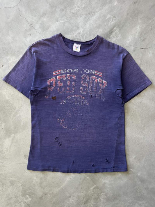 Distressed Boston Red Sox T-Shirt - 90s - M