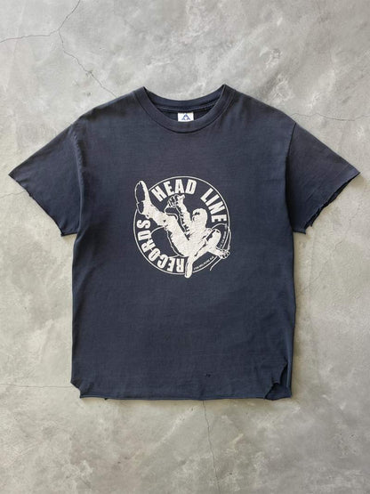 Head Line Records Chopped T-Shirt - 00s - S/M