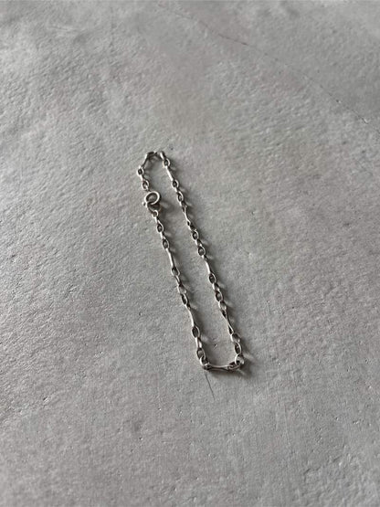 .925 Silver Navajo Bracelet - 9.50"