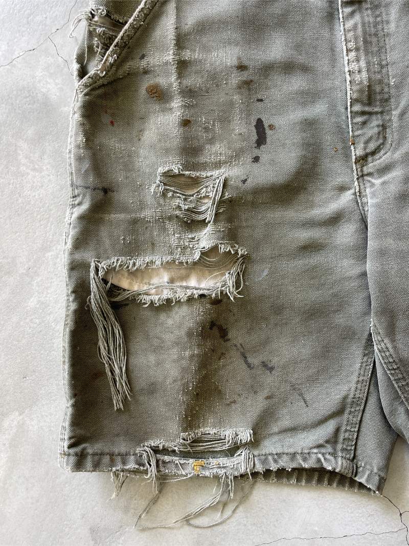 Thrashed Mos Carhartt Carpenter Shorts - 90s - 35"