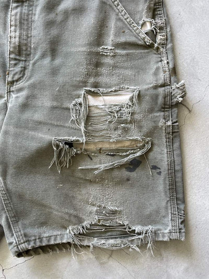 Thrashed Mos Carhartt Carpenter Shorts - 90s - 35"