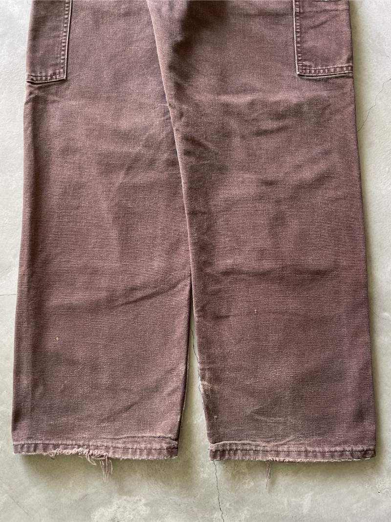 Distressed Brown Carhartt Double Knee Pants - 90s - 34"