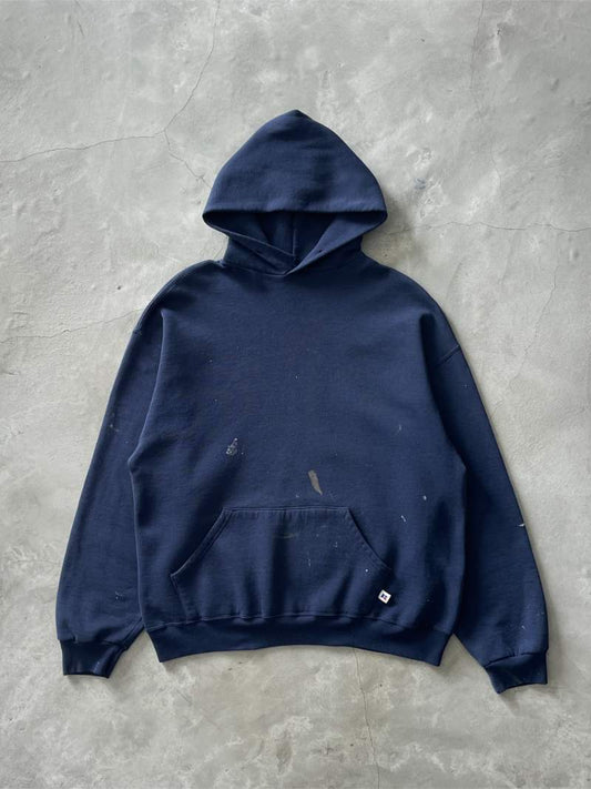 Navy Blue Russell Hoodie - L/XL