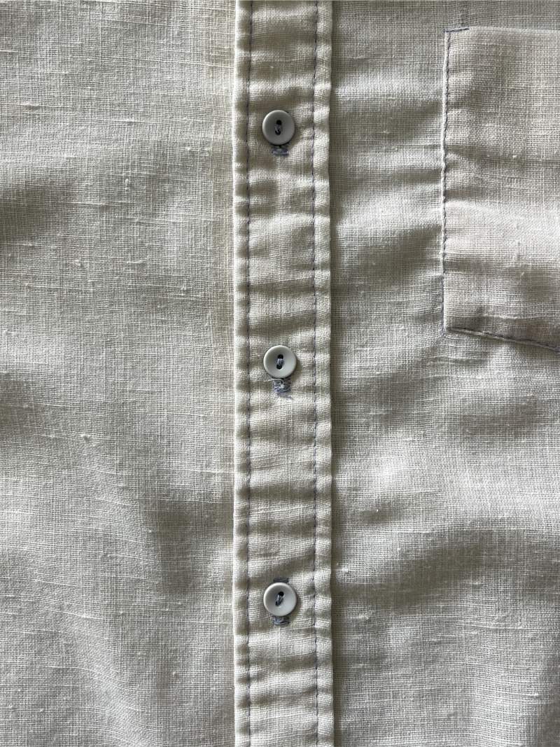 White Linen Button Down - S/M