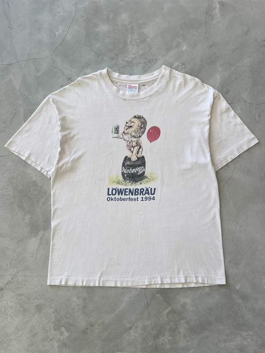 White Lowenbrau Oktoberfest 1994 T-Shirt - 90s - XL